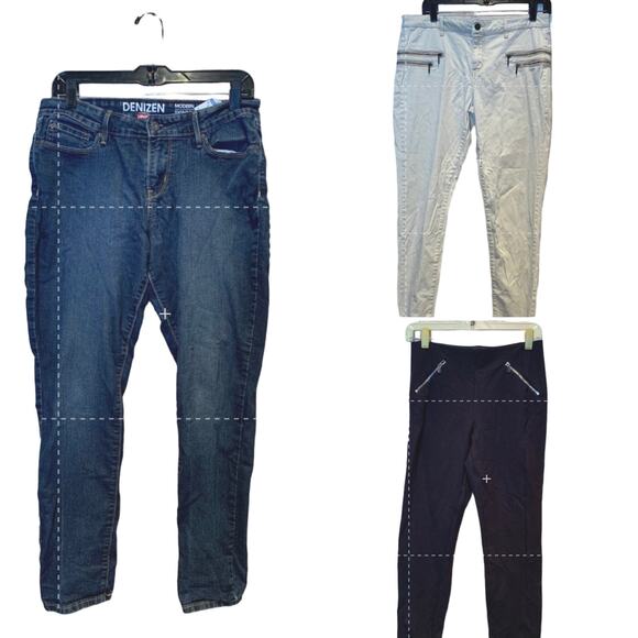 Levis Denizen Soho H&M Size 8 Leggings Modern Skinny Jeans Pants Bottoms Lot - Picture 1 of 11